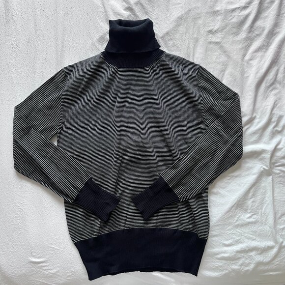 NWOT Giuliva Heritage Domitilla Striped Wool Turtleneck Sweater - Picture 3 of 7